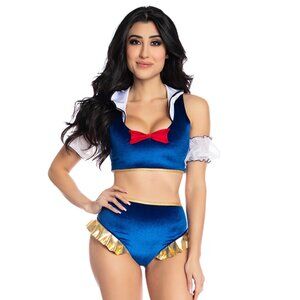 Snow White Magic Mirror Costume 3 Piece Set Velvet Arm Cuffs Festival Carnival